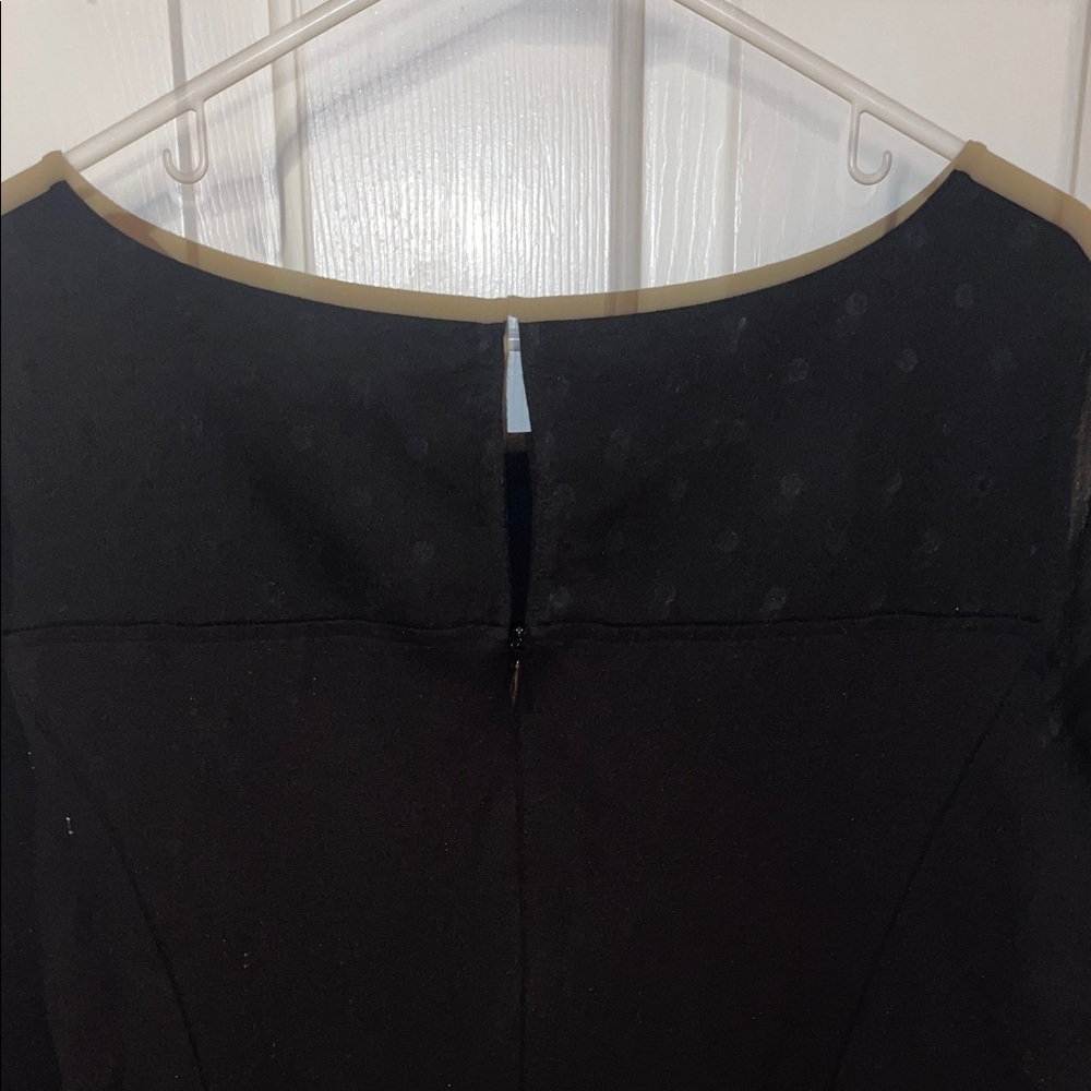 Talbots Black Long Sleeve Dress - Picture 5 of 7